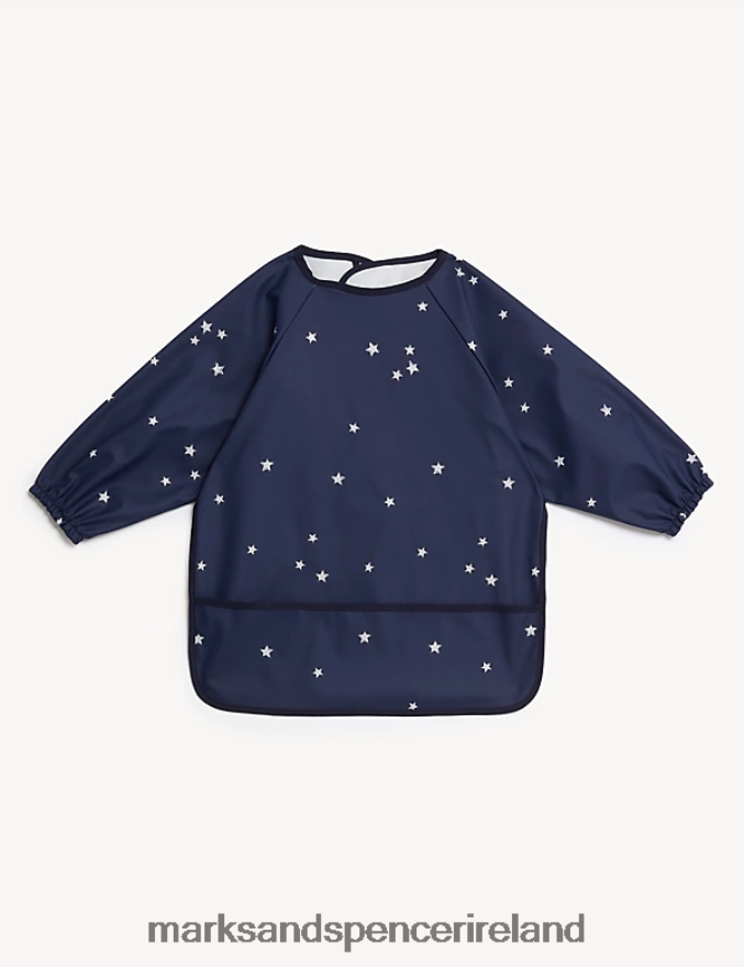 Marks & Spencer Baby Stars Dribble Bib Navy Clothing 2VJ8DF7703