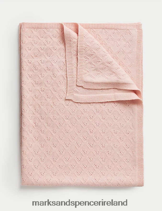 Marks & Spencer Baby Knitted Shawl Rose Clothing 2VJ8DF7665