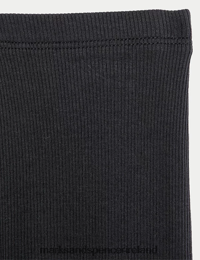 Marks & Spencer Baby Cotton Rich Leggings Charcoal Clothing 2VJ8DF7946