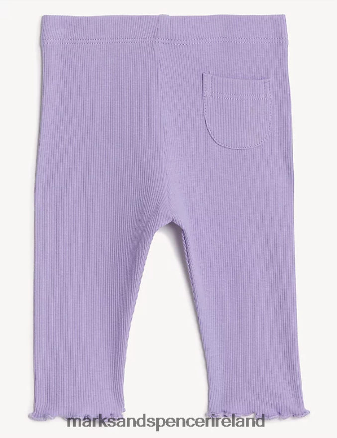 Marks & Spencer Baby Cotton Ditsy Jersey Outfit Pink Mix Clothing 2VJ8DF7741
