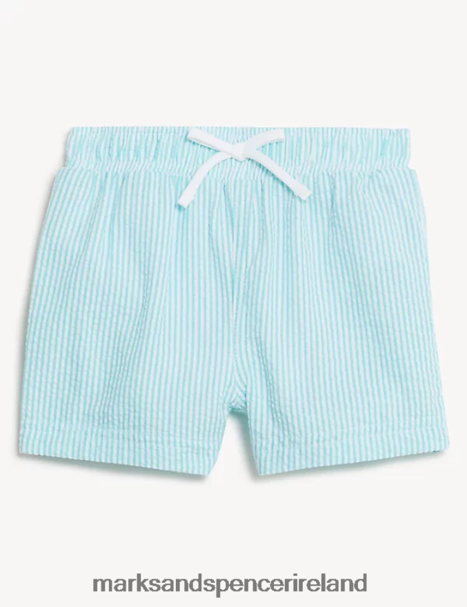 Marks & Spencer Baby Striped Swim Shorts Multi Clothing 2VJ8DF7278