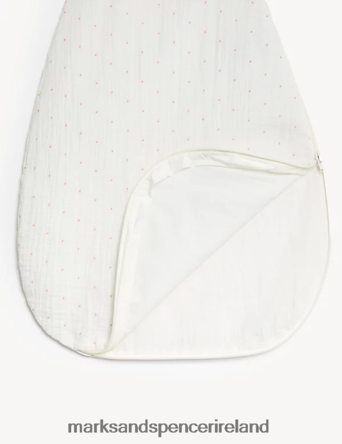 Marks & Spencer Unisex Pure Cotton Bunny 1.5 Tog Sleeping Bag Cream Mix Accessories 2VJ8DF7643