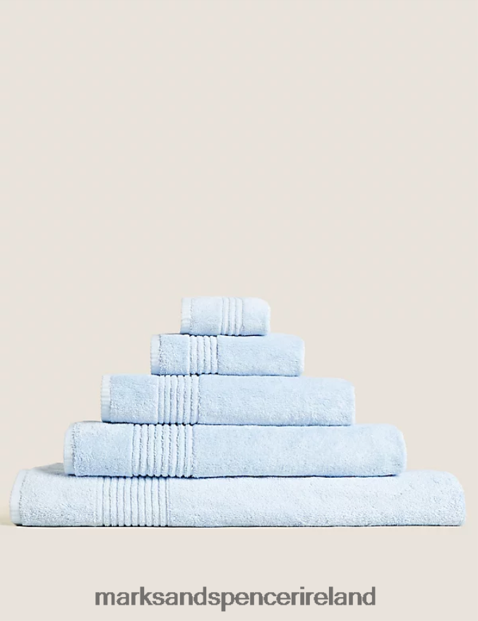 Marks & Spencer Unisex Egyptian Cotton Luxury Towel Chambray Accessories 2VJ8DF3639