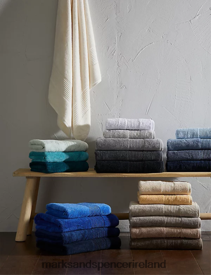 Marks & Spencer Unisex Egyptian Cotton Luxury Towel Silver Grey Accessories 2VJ8DF3617
