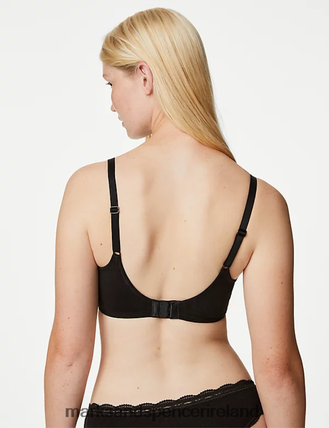 Marks & Spencer Unisex 3pk Non Wired T-Shirt Bras Opaline Mix Clothing 2VJ8DF3711