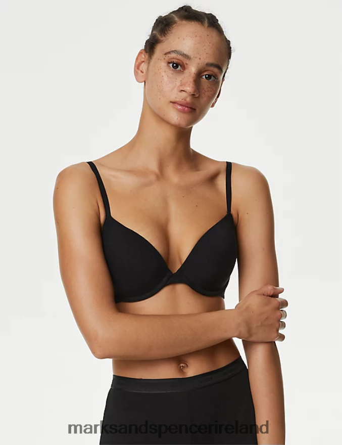 Marks & Spencer Unisex 3pk Wired Plunge T-Shirt Bras Soft Pink Clothing 2VJ8DF4116