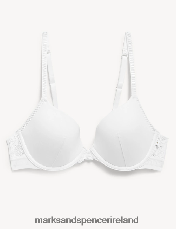 Marks & Spencer Unisex Ameli Wired Plunge Bra White Clothing 2VJ8DF4971
