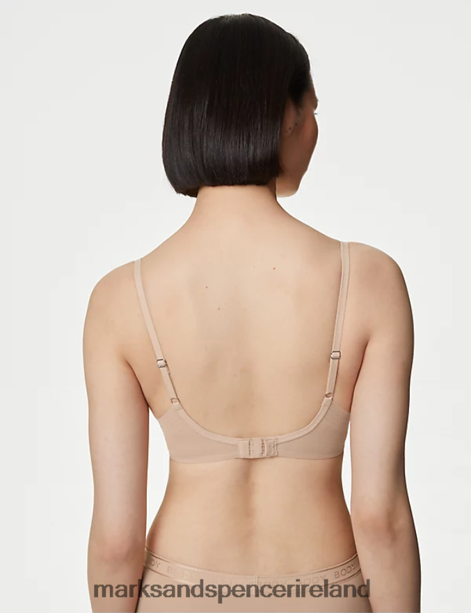 Marks & Spencer Unisex Body Define Wired Push-Up Bra Rose Quartz Clothing 2VJ8DF3970
