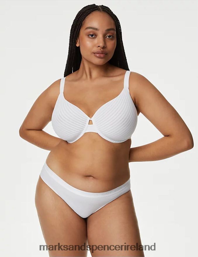 Marks & Spencer Unisex Body Define Wired Spacer Full Cup Bra White Clothing 2VJ8DF4072