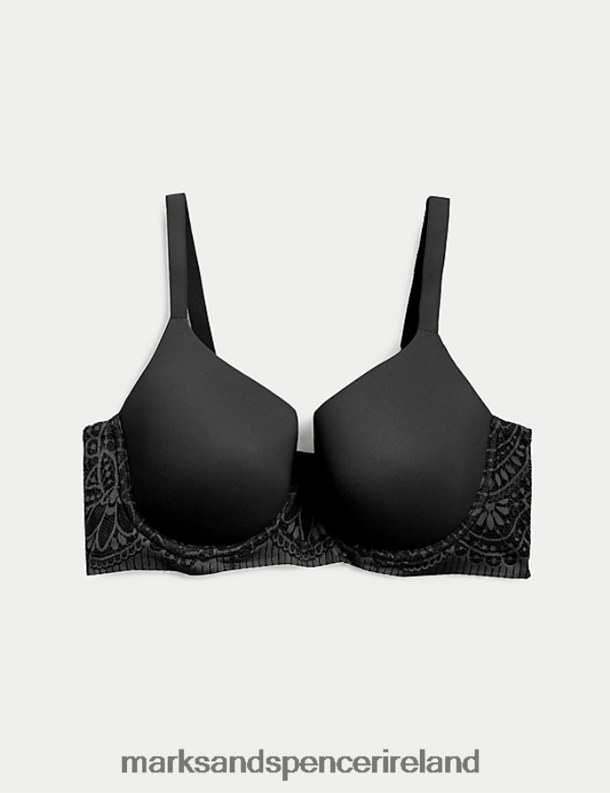 Marks & Spencer Unisex Body Soft Wired Full Cup T-Shirt Bra Black Clothing 2VJ8DF4178
