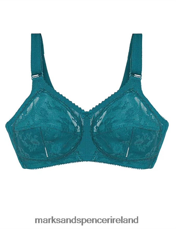Marks & Spencer Unisex Doreen X Non Wired Full Cup Bra Blue Clothing 2VJ8DF3658