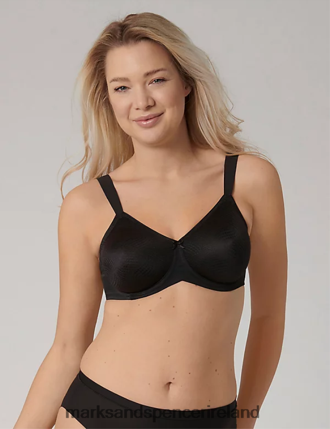 Marks & Spencer Unisex Essential Wired Minimiser Bra Black Clothing 2VJ8DF3664