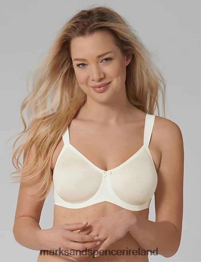 Marks & Spencer Unisex Essential Wired Minimiser Bra Cream Clothing 2VJ8DF3304