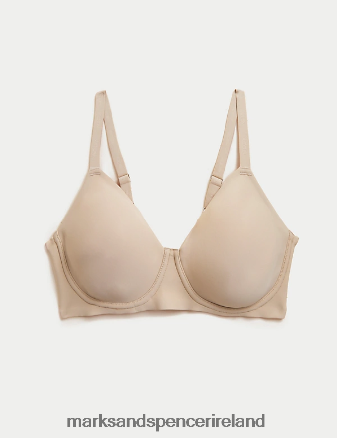 Marks & Spencer Unisex Flexifit Invisible Wired Full-cup Bra Rose Quartz Clothing 2VJ8DF3931