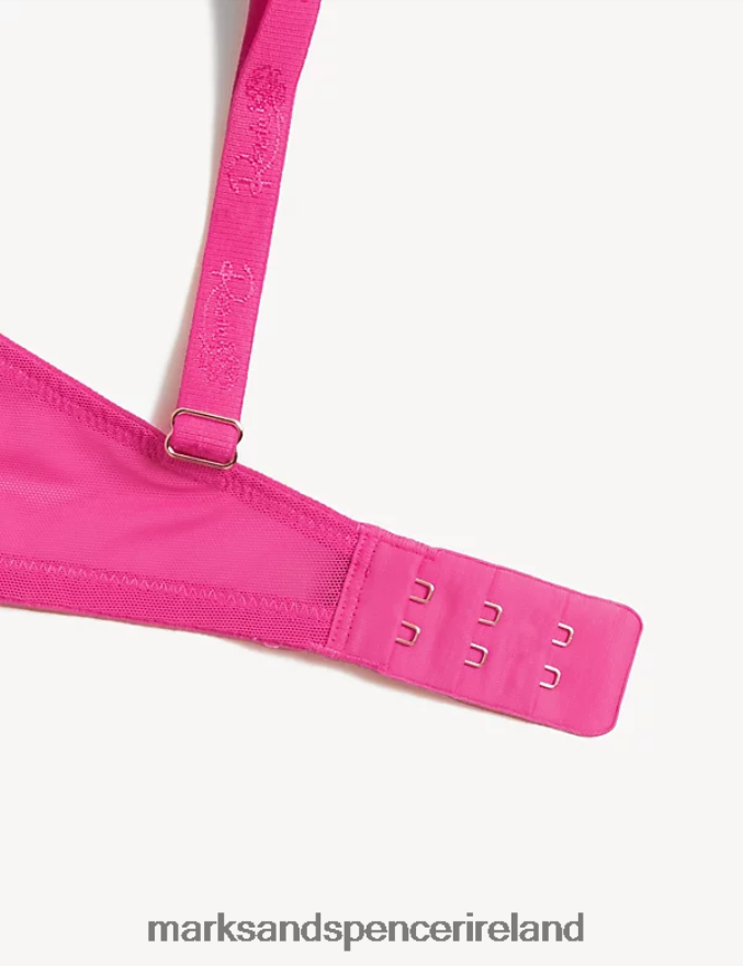 Marks & Spencer Unisex Laylani Wired Full Cup Bra With Silk Pink Mix Clothing 2VJ8DF4150