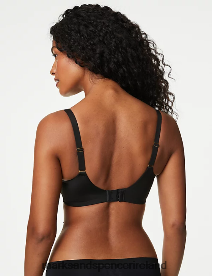 Marks & Spencer Unisex Natural Lift Wired Full Cup Bra Black Clothing 2VJ8DF3821