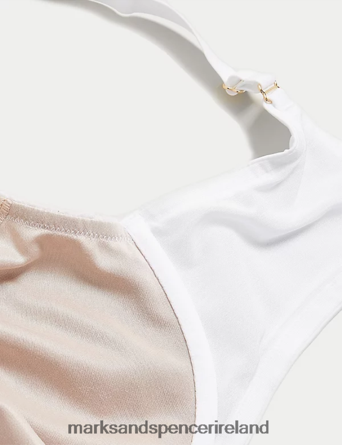 Marks & Spencer Unisex Natural Lift Wired Full Cup Bra White Clothing 2VJ8DF4187