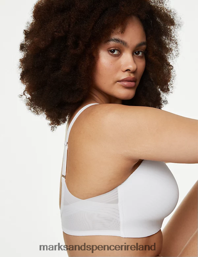 Marks & Spencer Unisex Shape Define Non Wired Full Cup T-Shirt Bra White Clothing 2VJ8DF3762