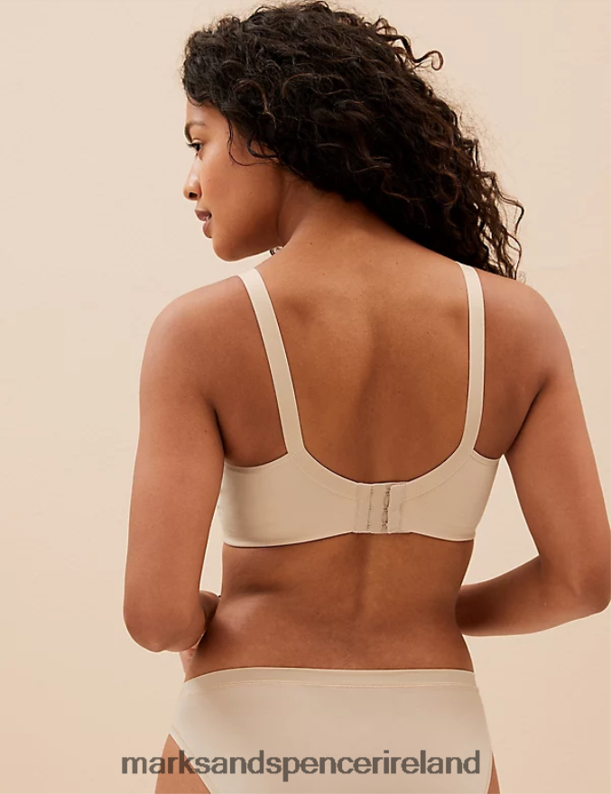 Marks & Spencer Unisex Total Support Embroidered Full Cup Bra Opaline Clothing 2VJ8DF4351