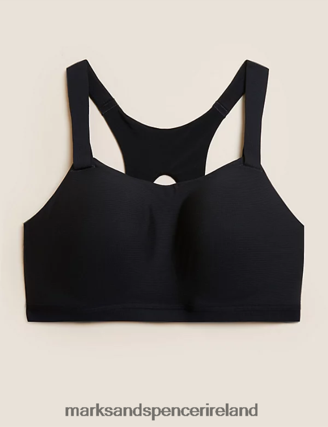 Marks & Spencer Unisex Ultimate Support Custom Fit Sports Bra Black Clothing 2VJ8DF4347