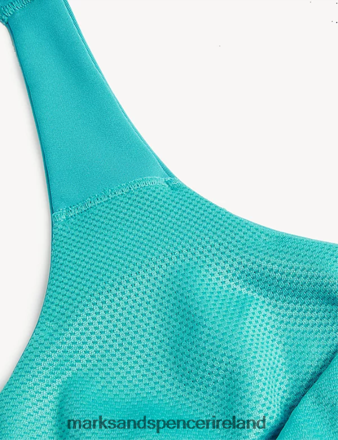 Marks & Spencer Unisex Ultimate Support Non Wired Sports Bra Dark Turquoise Clothing 2VJ8DF4667