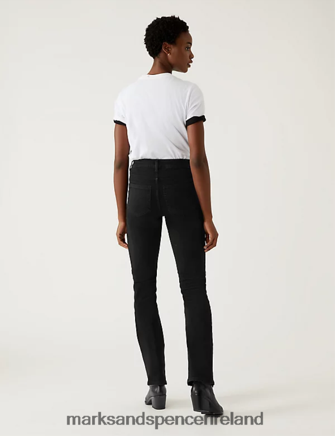 Marks & Spencer Unisex Eva Bootcut Jeans Black Mix Clothing 2VJ8DF862