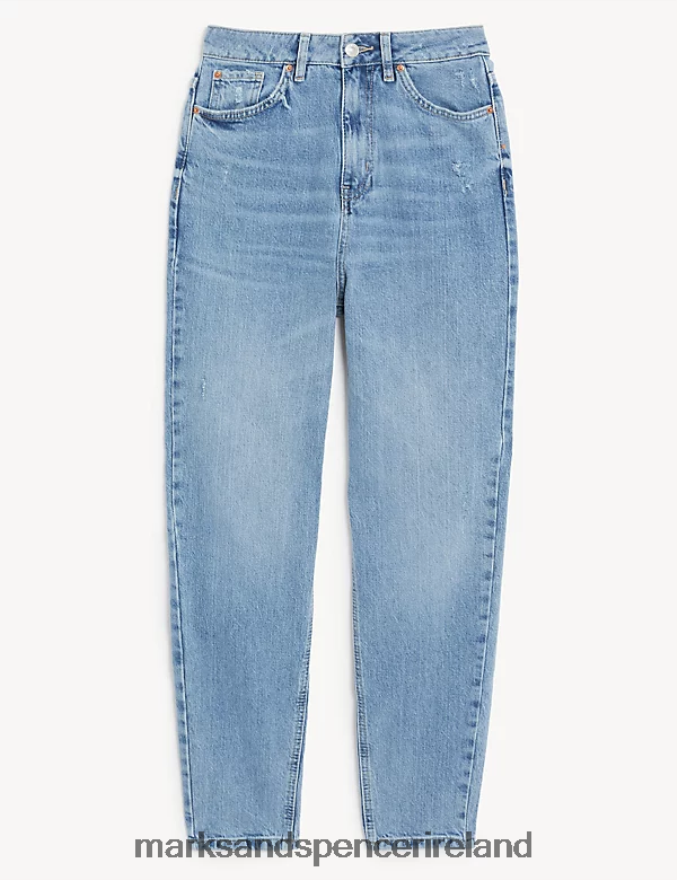 Marks & Spencer Unisex The Mom Jeans Indigo Clothing 2VJ8DF3392