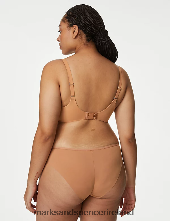 Marks & Spencer Unisex 3pk No VPL Flexifit Brazilian Knickers Rich Amber Clothing 2VJ8DF3951