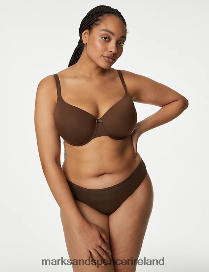 Marks & Spencer Unisex 3pk No VPL Flexifit Brazilian Knickers Rich Quartz Clothing 2VJ8DF3952