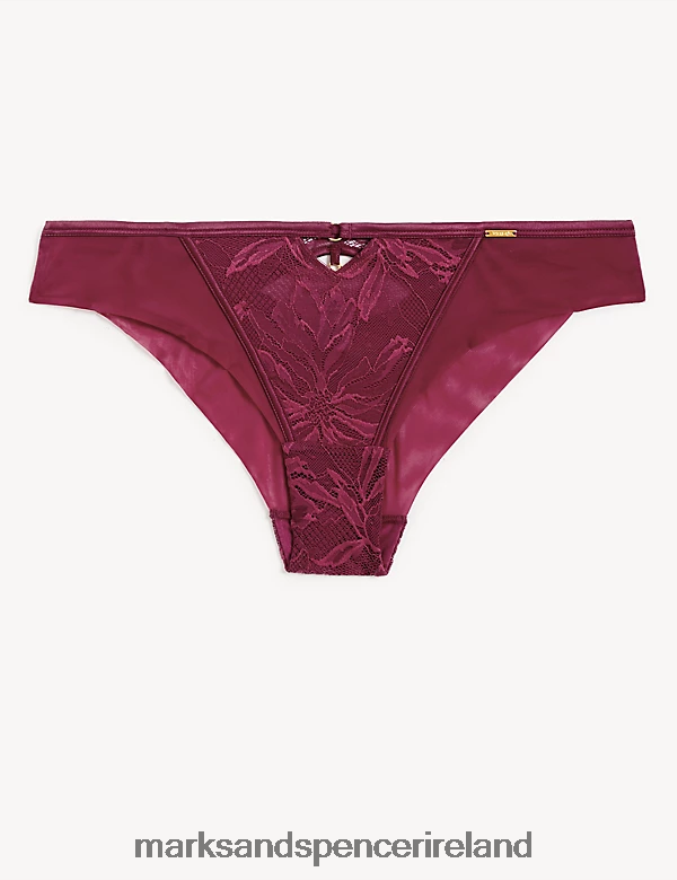Marks & Spencer Unisex Lexington Brazilian Knickers Claret Clothing 2VJ8DF4314