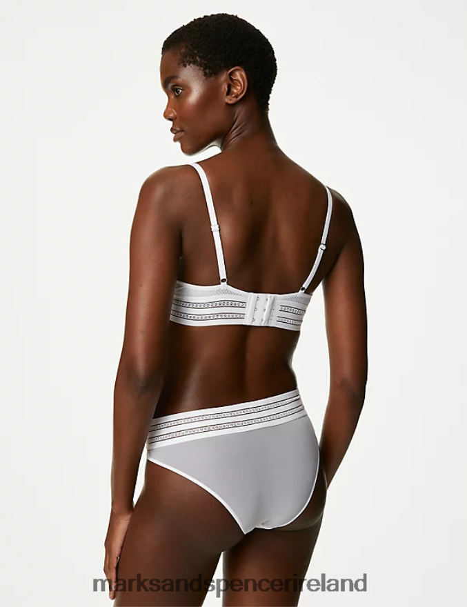 Marks & Spencer Unisex Marseilles Brazilian Knickers White Clothing 2VJ8DF3785