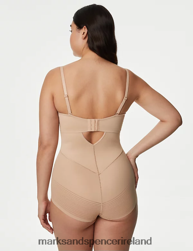 Marks & Spencer Unisex Body Define Firm Control Bodysuit A-E Rose Quartz Lingerie 2VJ8DF4418