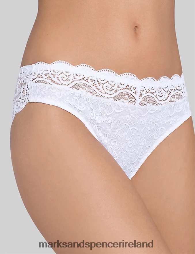 Marks & Spencer Unisex Amourette 300 Magic Wire Tai Briefs White Lingerie 2VJ8DF4305