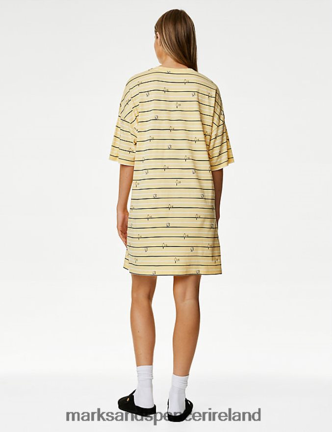 Marks & Spencer Unisex Snoopy Nightdress Navy Mix Lingerie 2VJ8DF3354