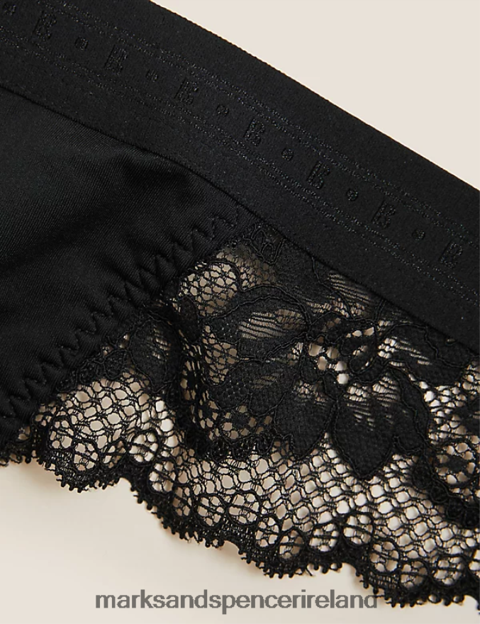 Marks & Spencer Unisex Ameli Thong Black Lingerie 2VJ8DF4459