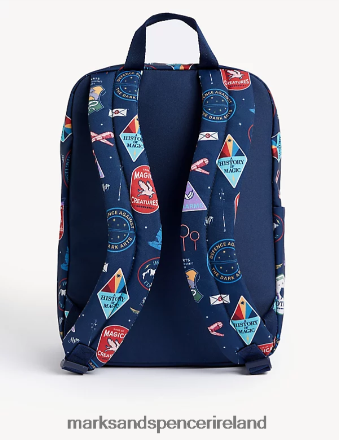 Marks & Spencer Kids Harry Potter Water Repellent School Backpack Indigo Accessories 2VJ8DF7800