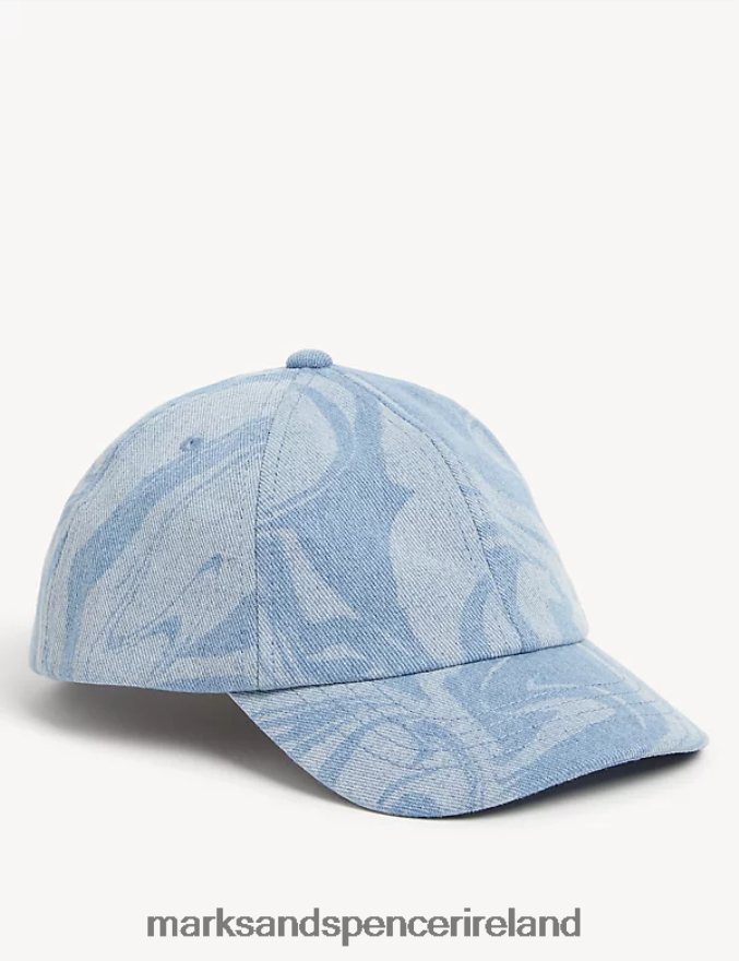 Marks & Spencer Kids Patterned Cap Denim Accessories 2VJ8DF8338