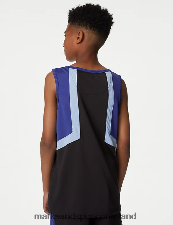 Marks & Spencer Kids Basketball Vest Carbon Clothing 2VJ8DF8174