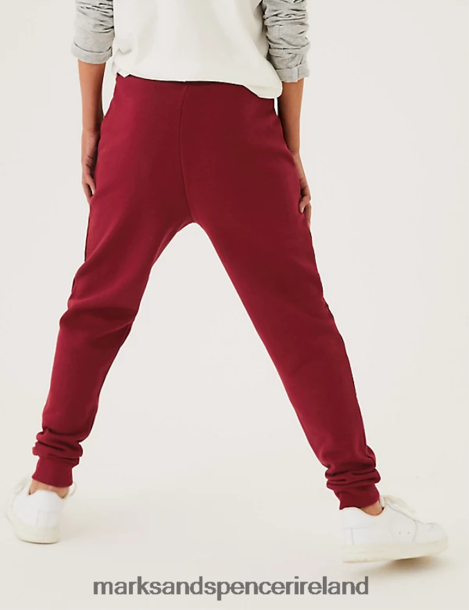 Marks & Spencer Kids Cotton Rich Joggers Oxide Clothing 2VJ8DF8397