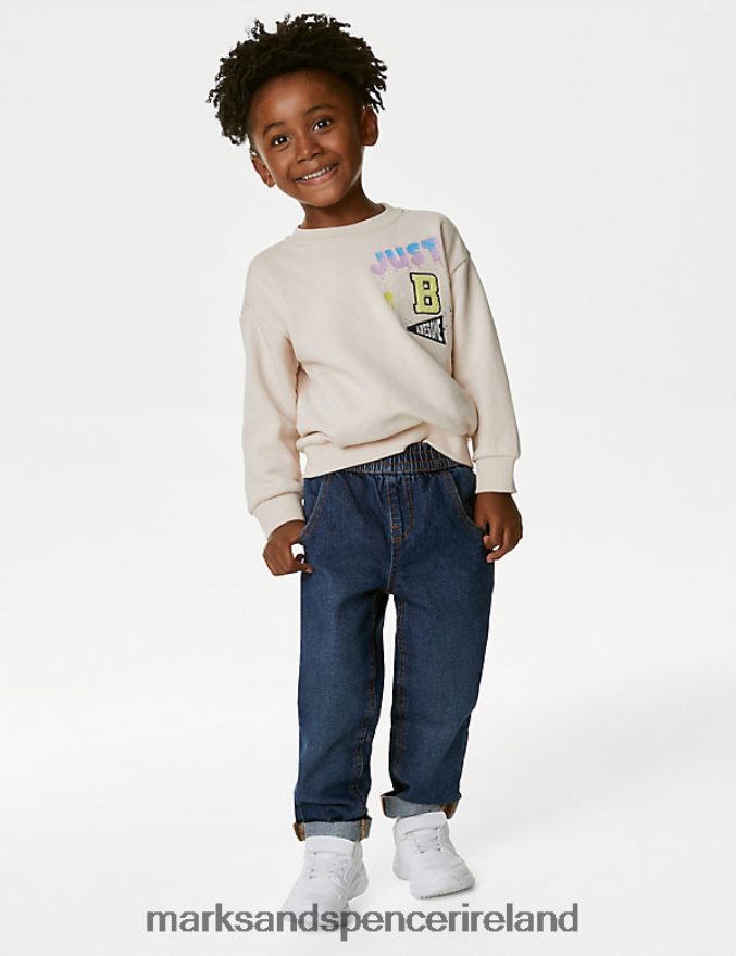 Marks & Spencer Kids Relaxed Jeans Denim Clothing 2VJ8DF8377
