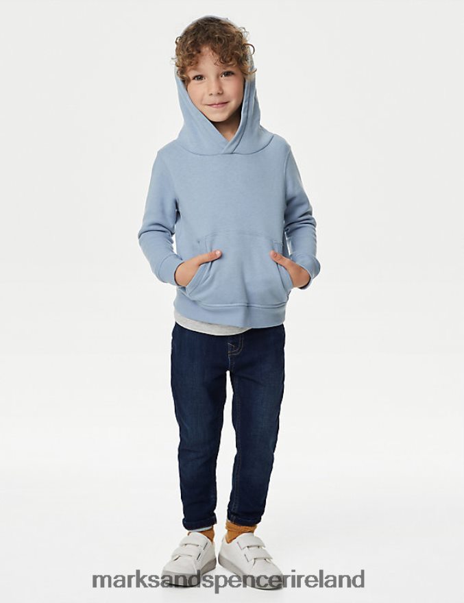 Marks & Spencer Kids Skinny Denim Jeans Dark Denim Clothing 2VJ8DF8198