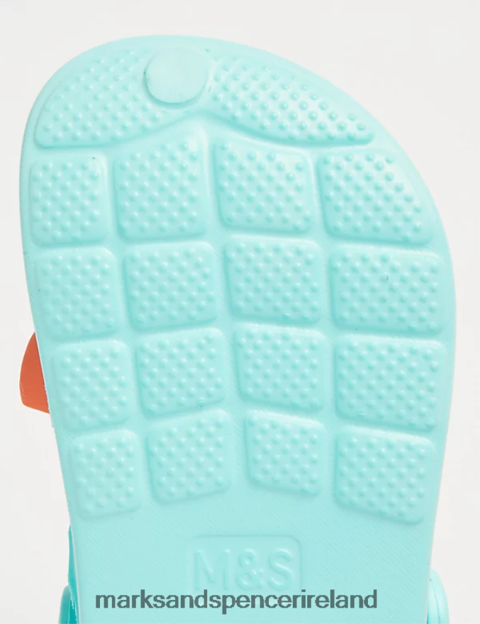 Marks & Spencer Kids Crab Clog Green Footwear 2VJ8DF8693