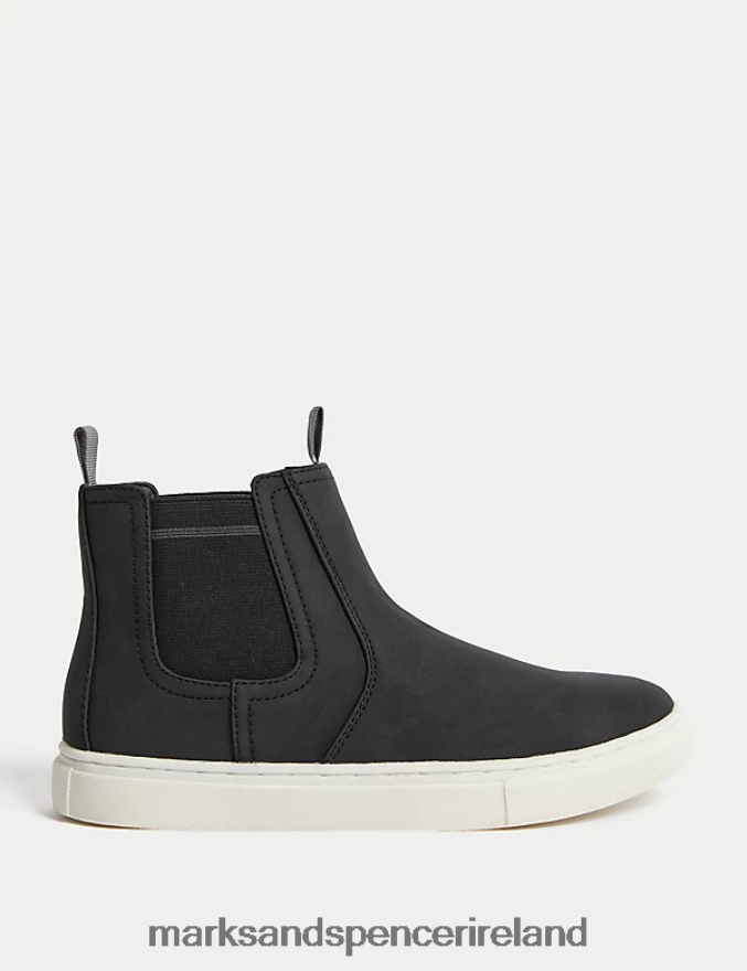 Marks & Spencer Kids Freshfeet Chelsea Boots Black Footwear 2VJ8DF8221