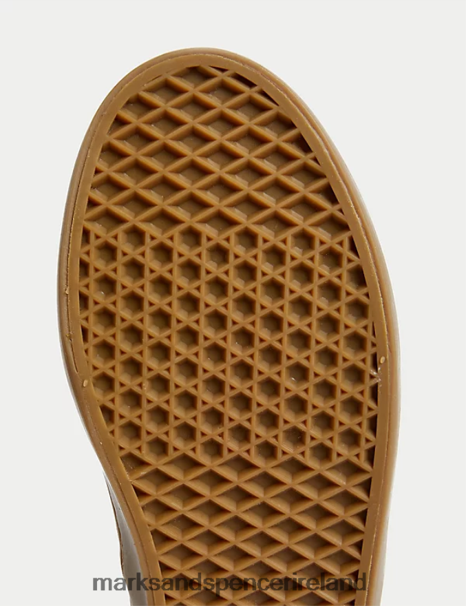 Marks & Spencer Kids Freshfeet Slip-on Shoes Khaki Footwear 2VJ8DF8155