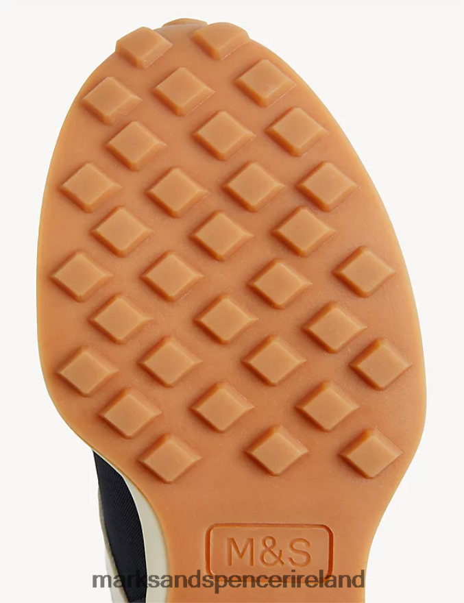 Marks & Spencer Kids Freshfeet Trainers Navy Footwear 2VJ8DF8486