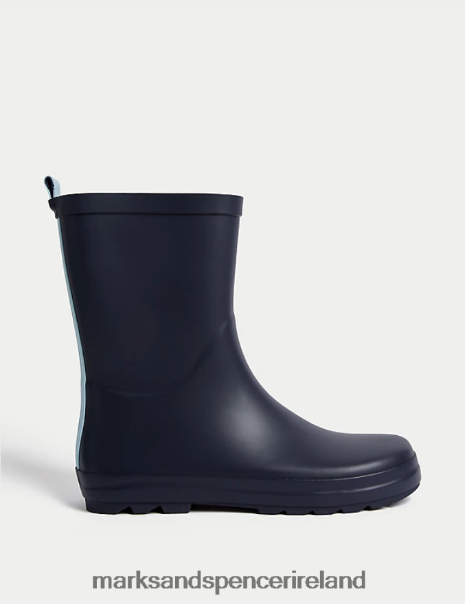 Marks & Spencer Kids Freshfeet Wellies Navy Footwear 2VJ8DF8732