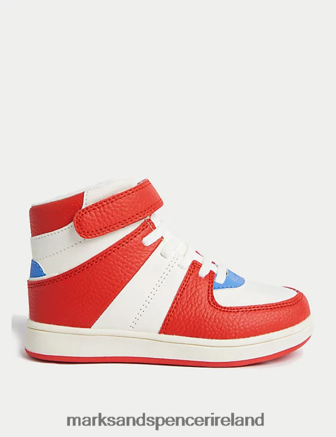 Marks & Spencer Kids High Top Trainers Multi Footwear 2VJ8DF8297