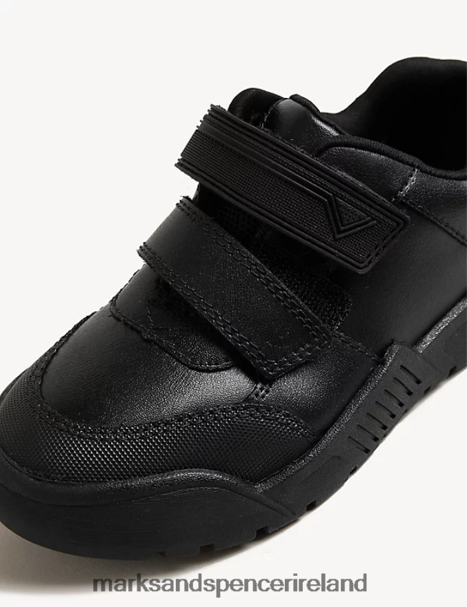 Marks & Spencer Kids Leather Freshfeet School Shoes Black Footwear 2VJ8DF8039