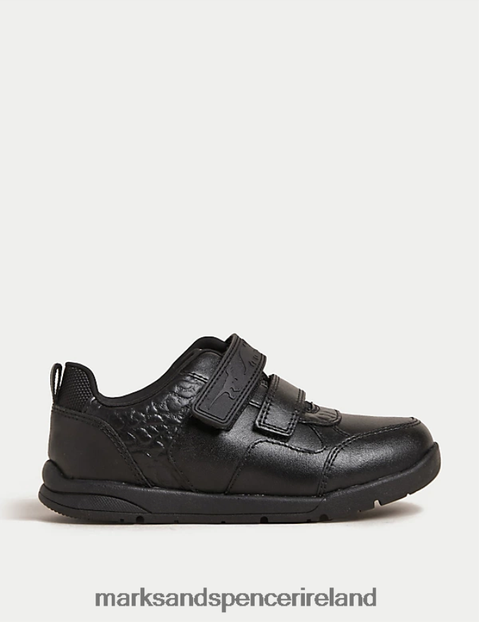 Marks & Spencer Kids Leather Freshfeet School Shoes Black Footwear 2VJ8DF8447
