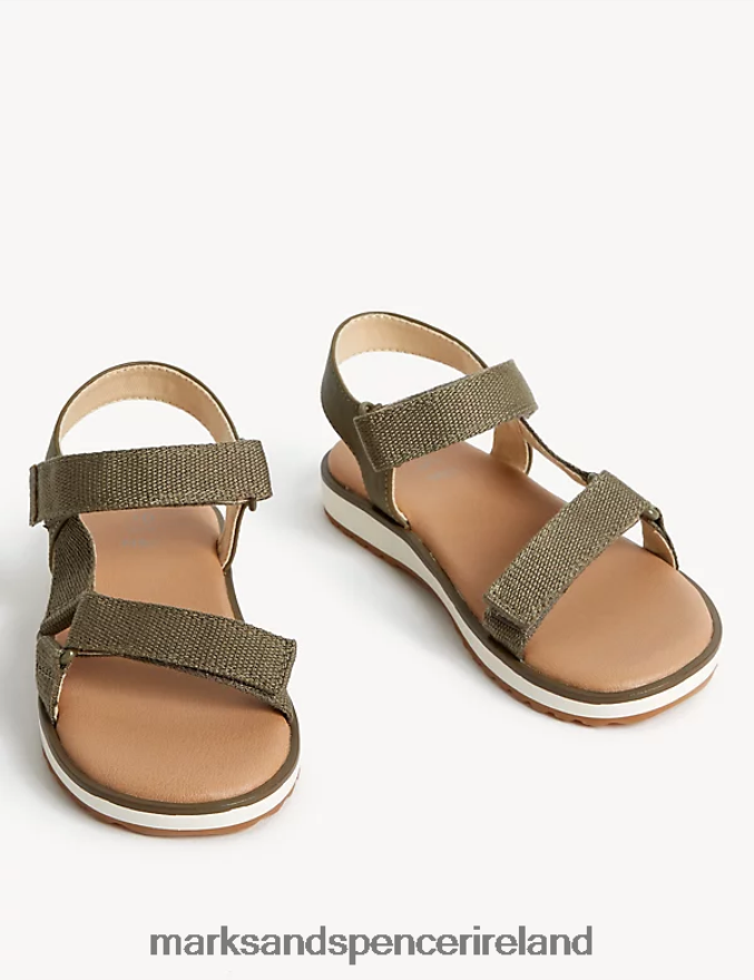 Marks & Spencer Kids Riptape Trekkers Khaki Footwear 2VJ8DF8376